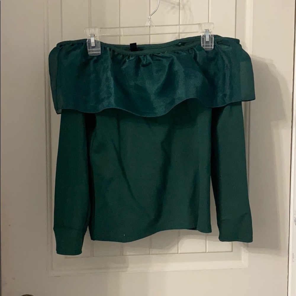 J Crew Off the Shoulder Top